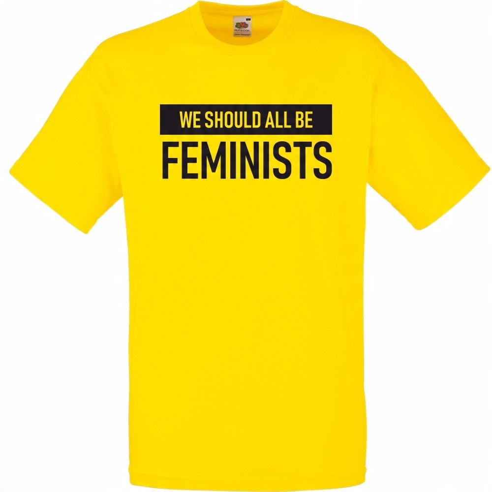 

Koszulka feminizm feministka XL żółta jaskrawa