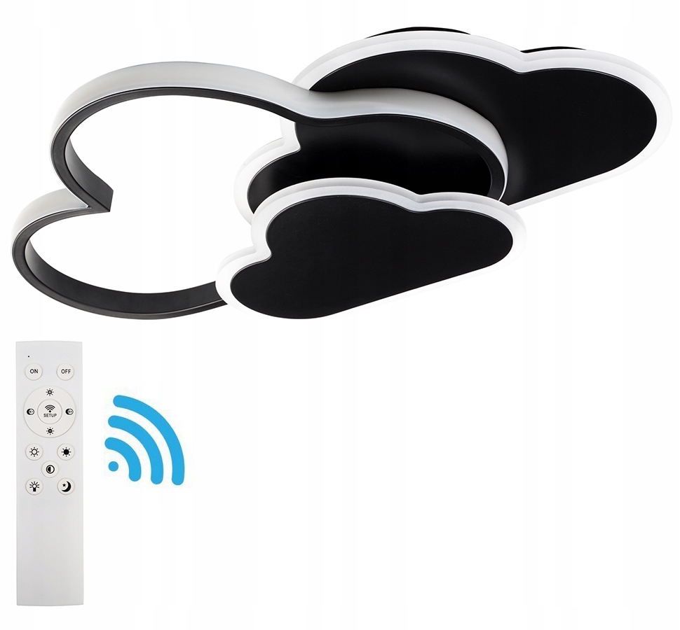 

Lampa sufitowa Led Plafon Żyrandol Chmurki Pilot