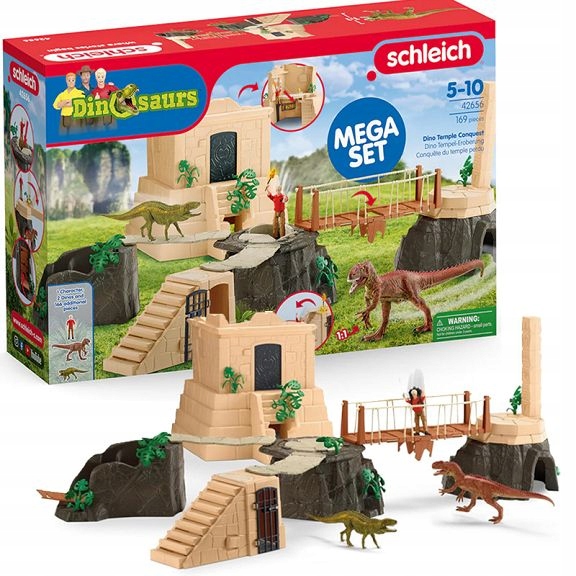 Zestaw figurek dinozaurów Schleich 42656 1:40 169 szt.