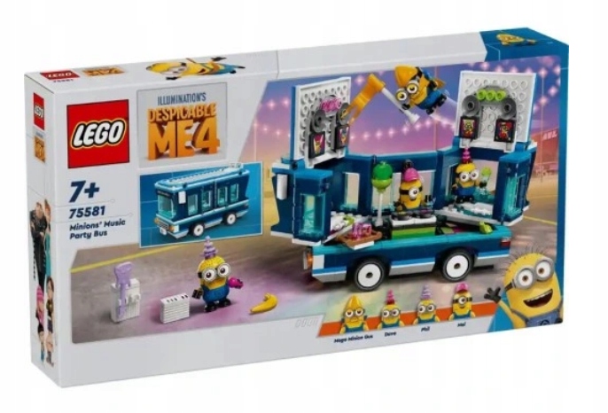Lego 75581 Minions – Párty Autobus Minionů