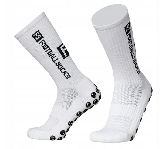 Skarpety Piłkarskie FootballSocks ANTYPOŚLIZGOWE Juniorskie 35-40