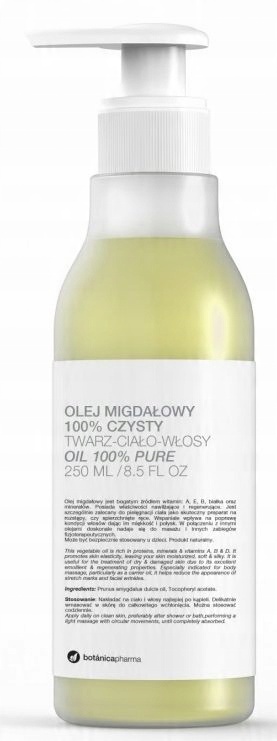 

Botanicapharma Olej Migdałowy Czysty Pompka 250ml