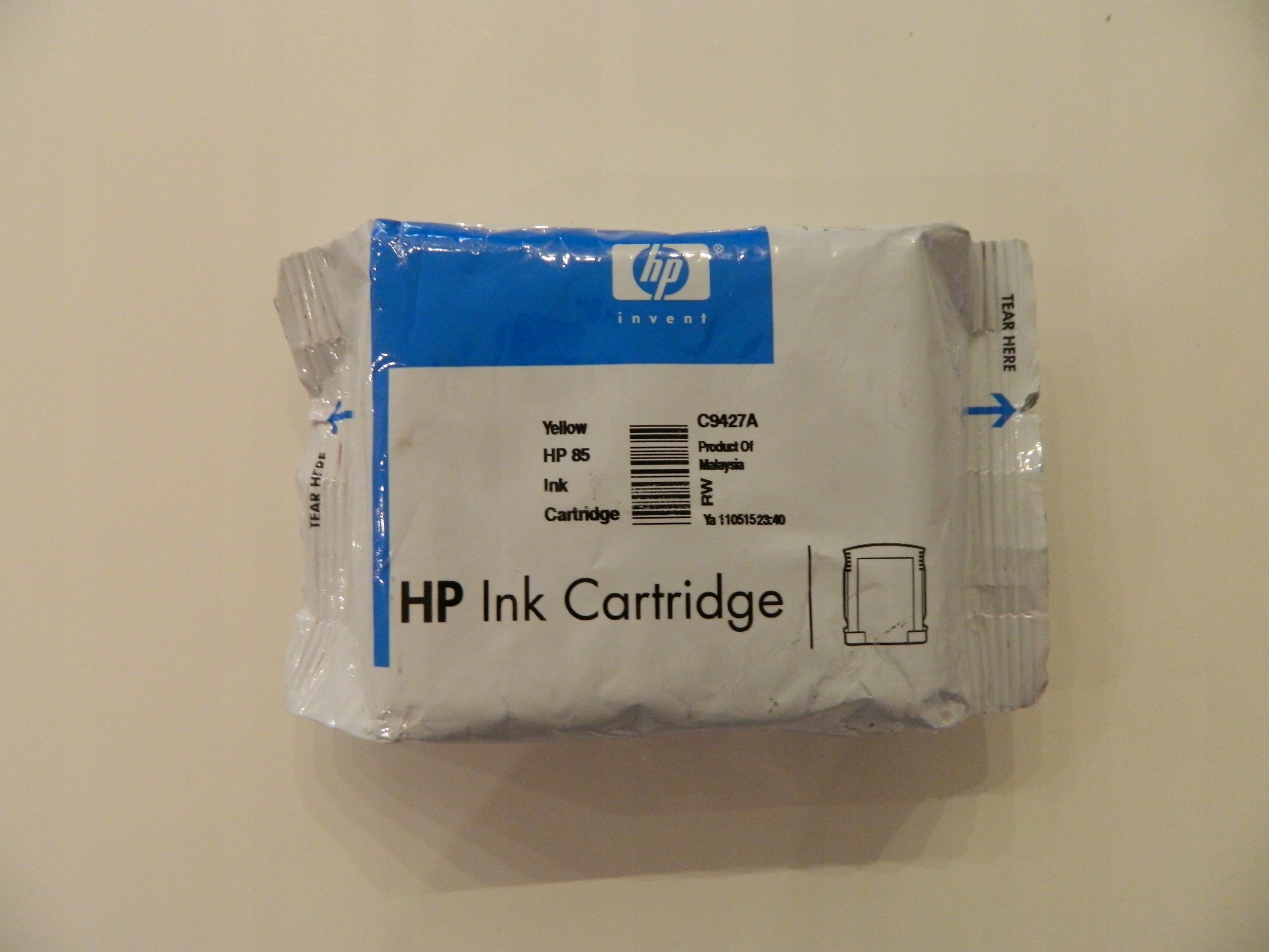 Tusz Hp 85 Yellow C9427A 69 ml Originál
