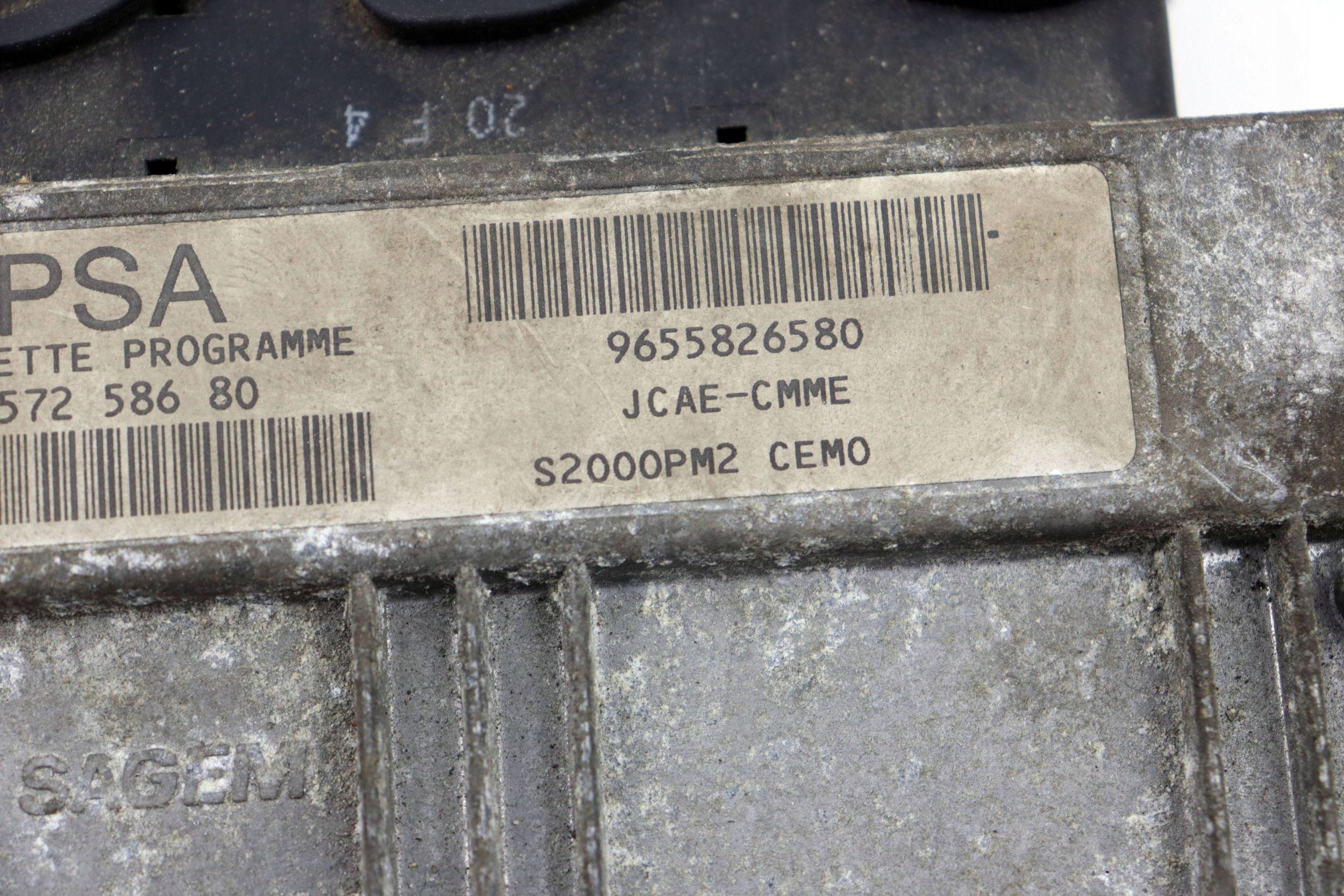 CITROEN XSARA PICASSO computer control unit of the engine 9655826580 9657258680