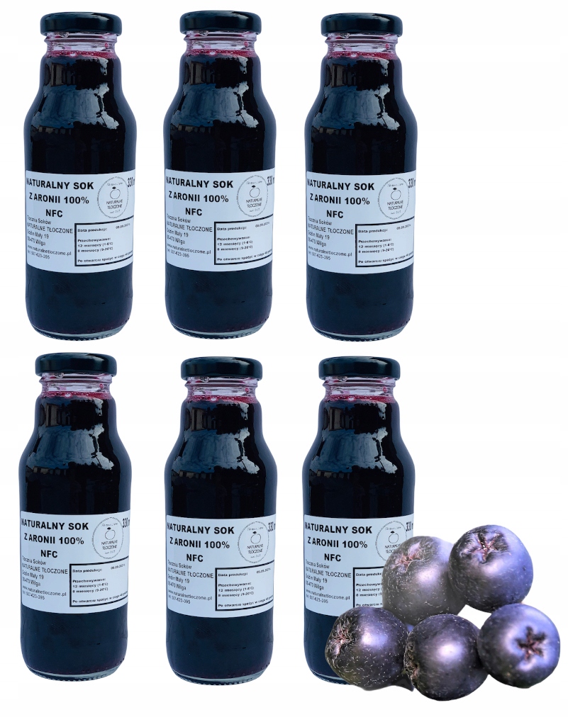 Levně Šťáva z Aronie 100% 6 x 330 ml (v lahvičce, lisovaná)