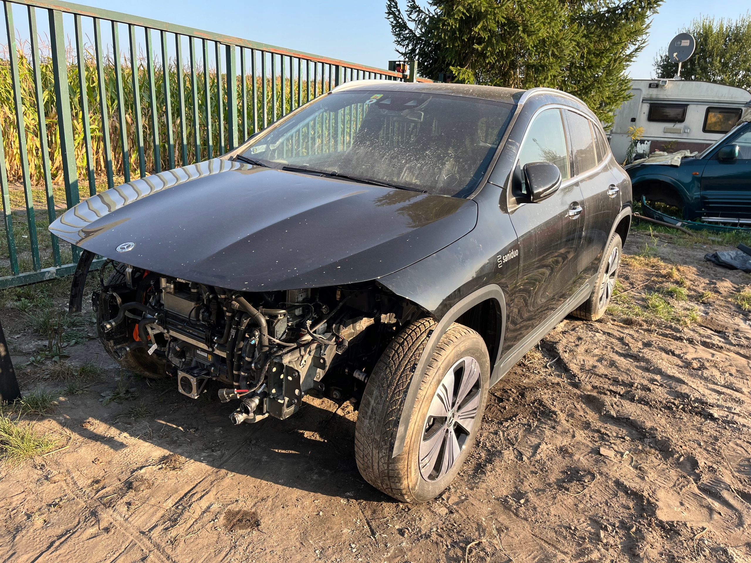 MERCEDES EQA 350 4 MATIC 243 ЧЕТВЕРТЬ ЛОНЖЕРОН КРИША КУЗОВЩИНА БАТЕРЕЯ 191