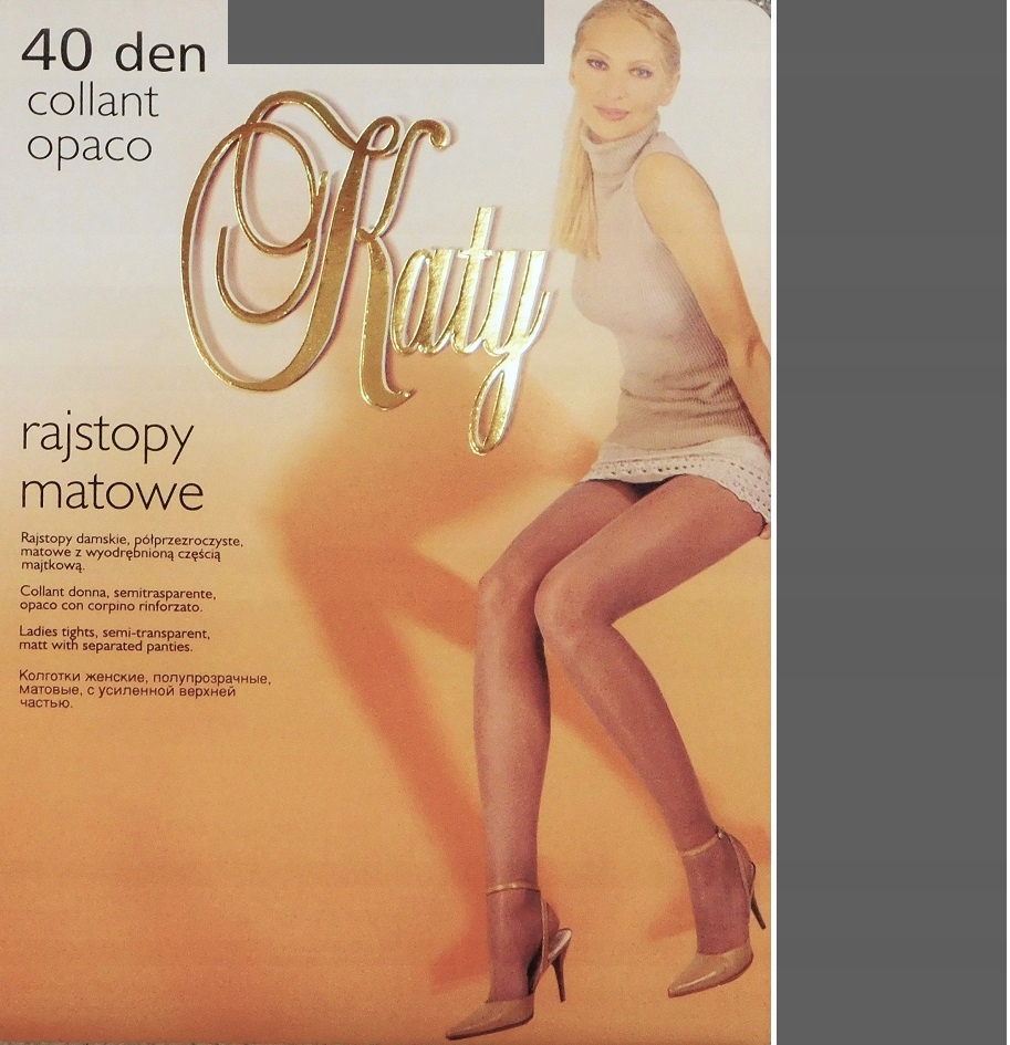 

Katy Opaco 40den z lycrą grigio 4