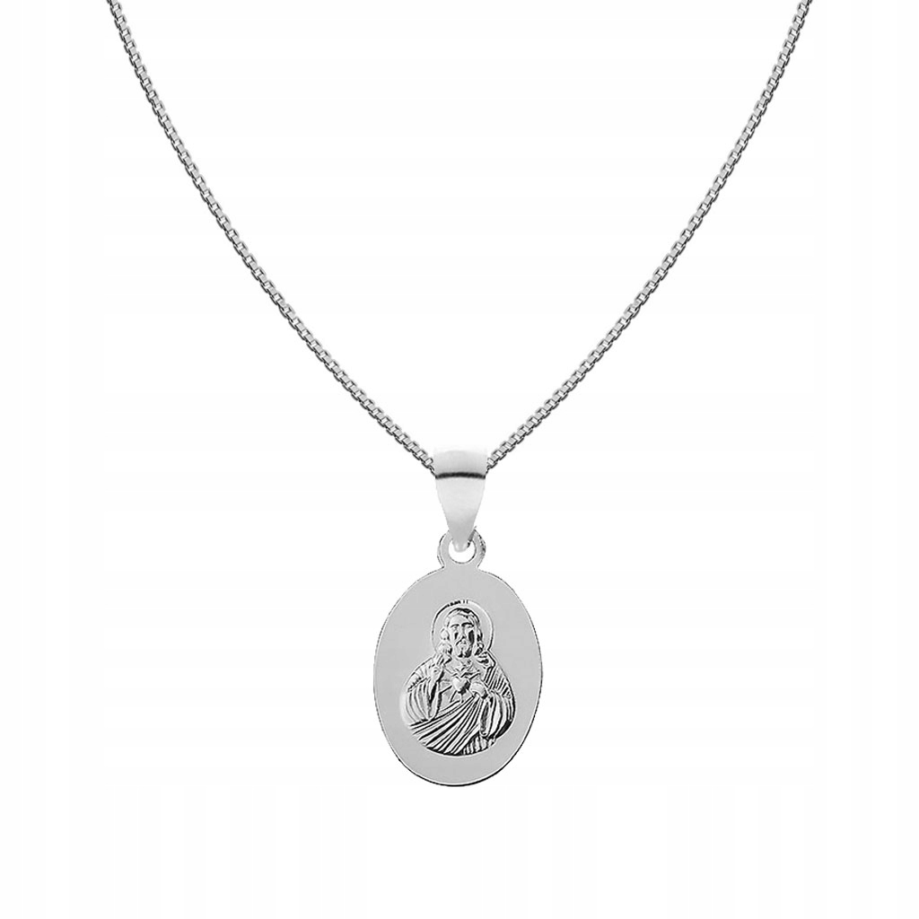 Pamiątka Komunii Świętej MEDALIK KOMUNIJNY Srebrny łańcuszek Marka Blingart