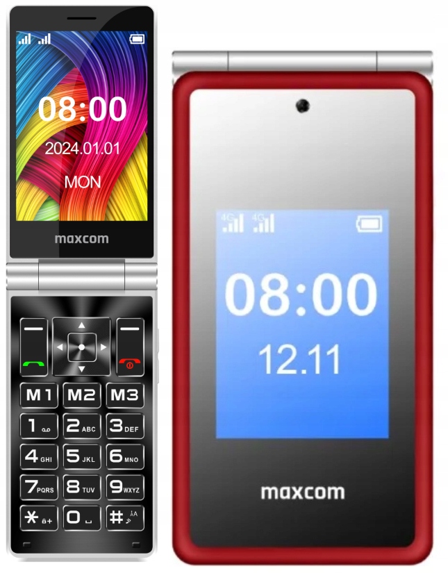 Mobilní telefon Maxcom Comfort MM835 4G červený 4G Hac Sos