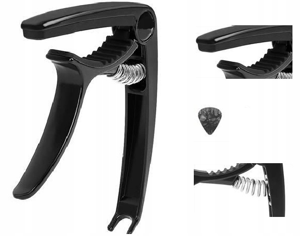 KAPODASTER CAPO DO GITARY KLASYCZNEJ AKUSTYCZNEJ NAKŁADKA NA GRYF STRUNY