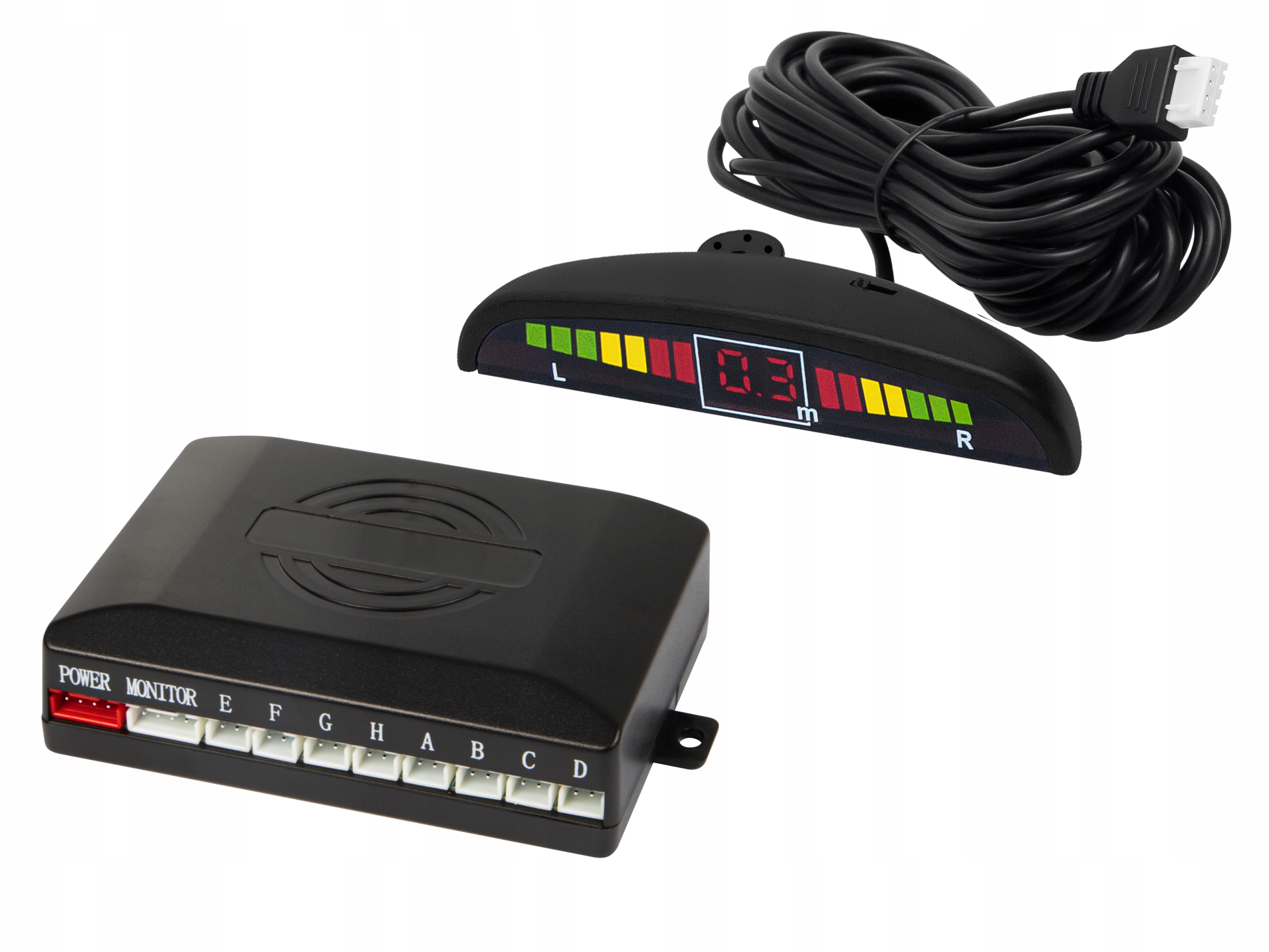 Czujnik cofania parkowania BLOW x8 LED przod tyl Model CPW8 26 331
