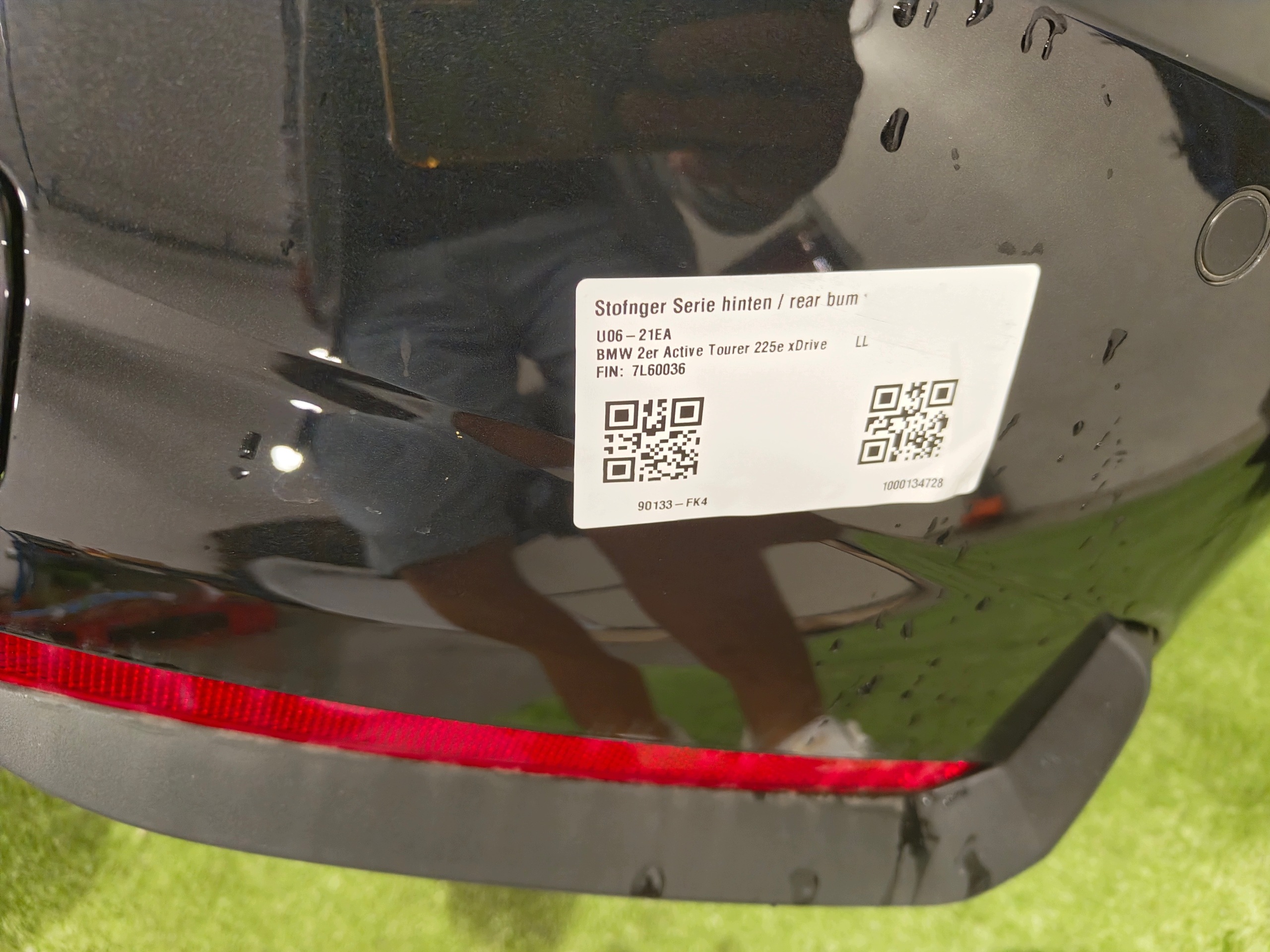 BMW 2 U06 ACTIVE TOURER bumper rear part 475 6PDC below towing