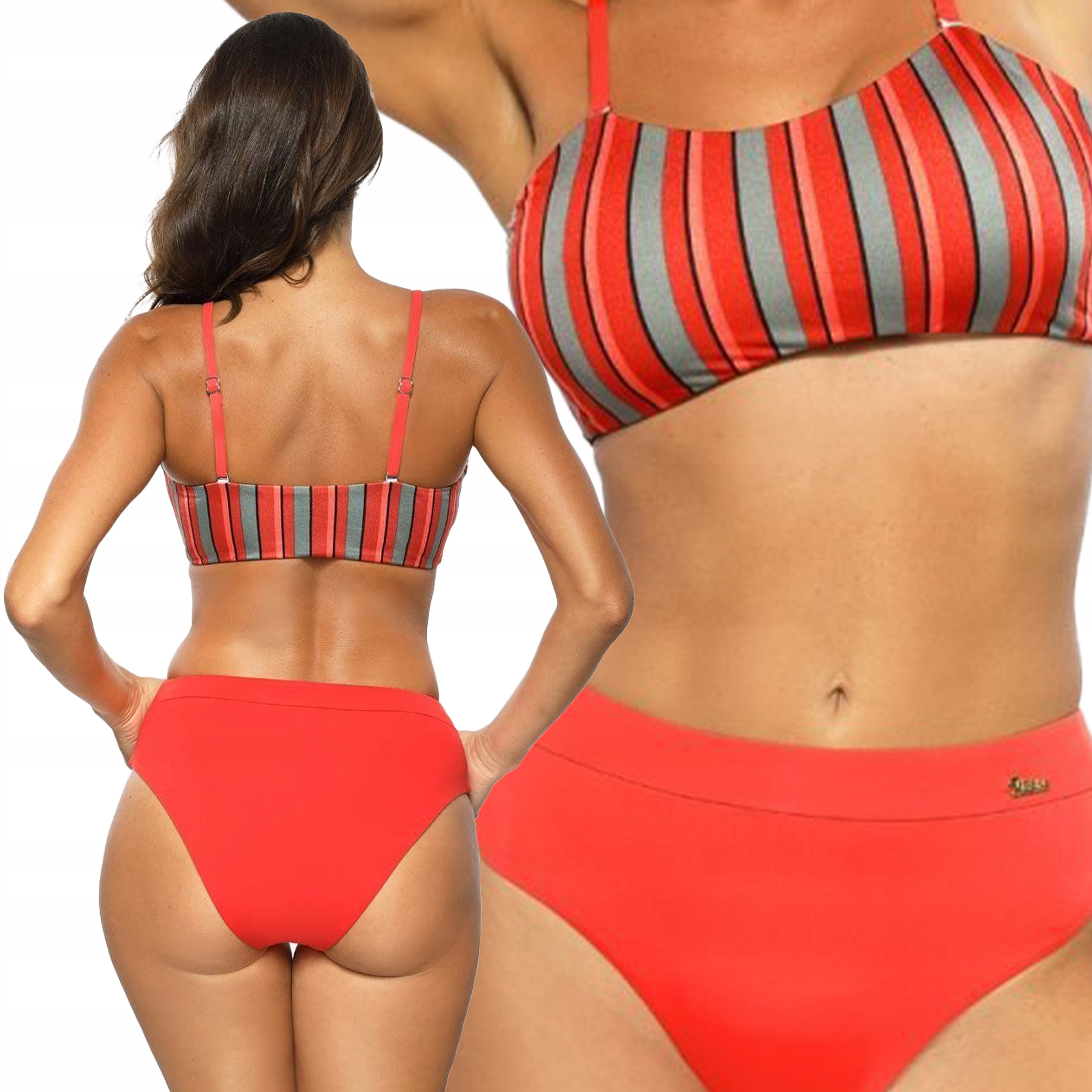 Sportovní plavky 2dílné s měkkým topem Valentia M-616 (4) XL