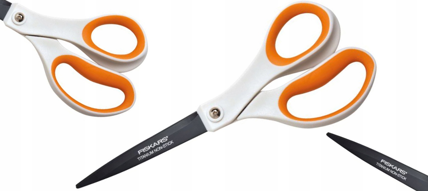 FISKARS NOŻYCZKI NOŻYCE UNIWERSALNE TITANIUM Non-Stick 21cm Marka Fiskars