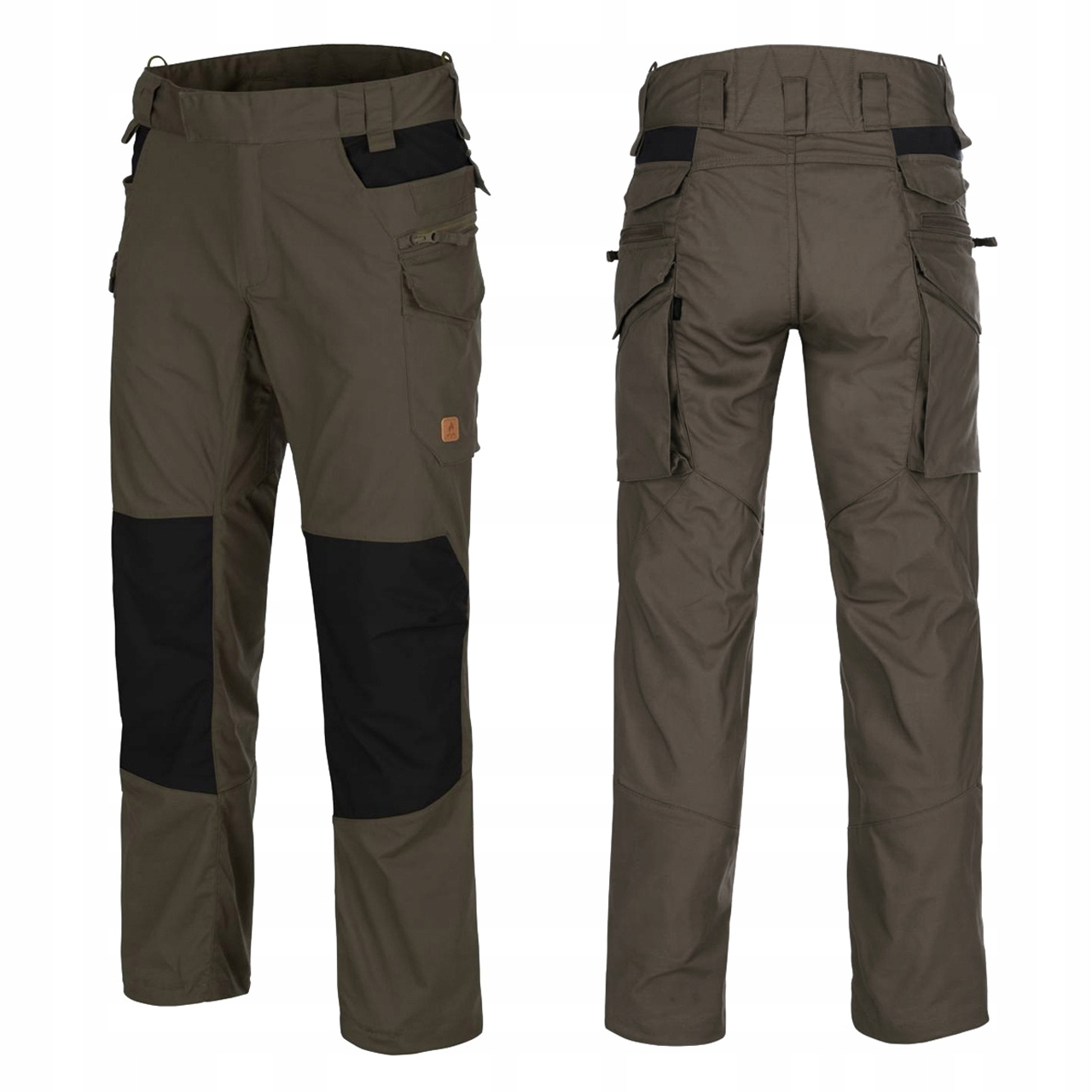 Pánské trekové kalhoty Kapsáče Pilgrim Helikon Zelené XL Regular