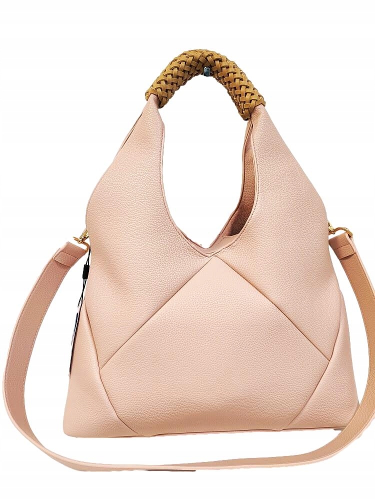 Alex Max růžová shopper taška přes rameno, geometrická