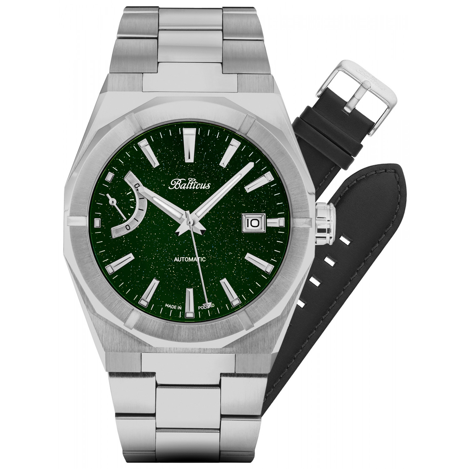 Pánské Hodinky Balticus Balsdsprga stříbrný náramek