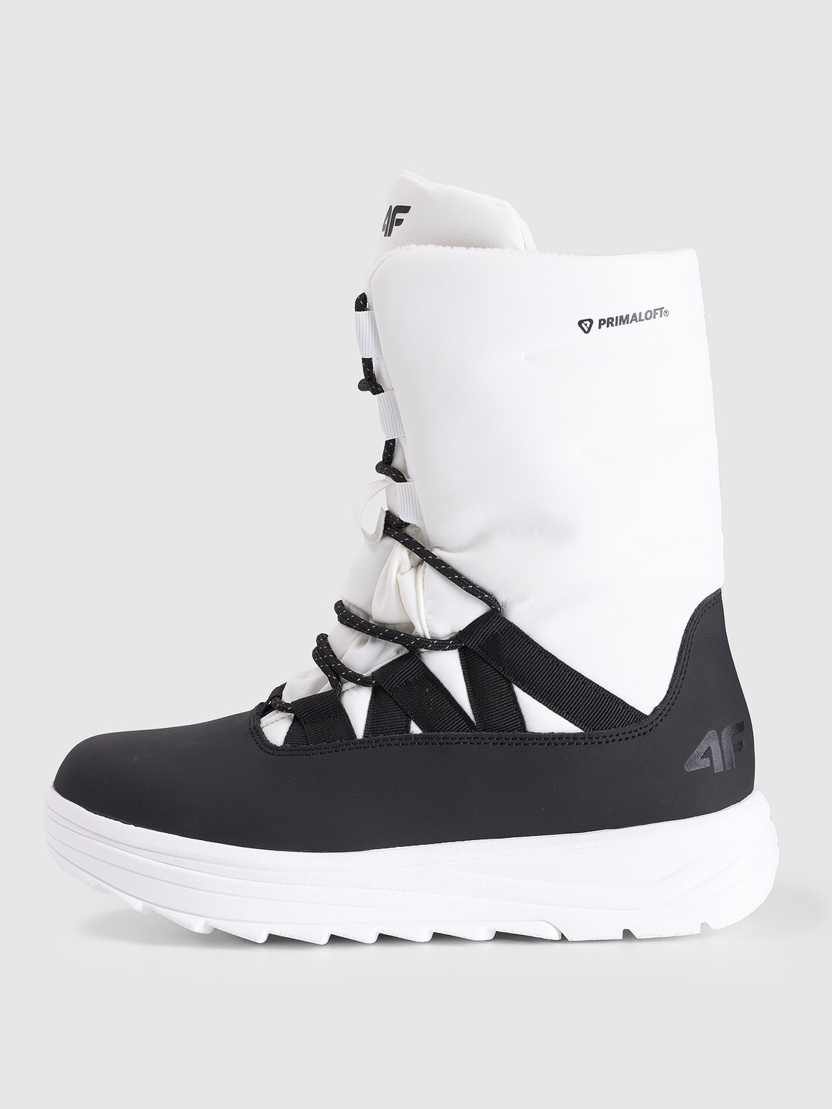 Trekové boty 4F zimní sněhule Primaloft dámské bílé 39