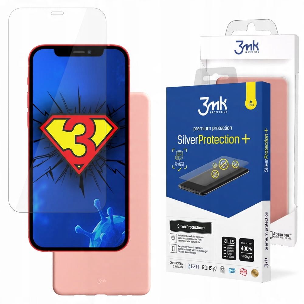 

Różowe Etui Case + Folia do iPhone 12 / 12 Pro 3mk