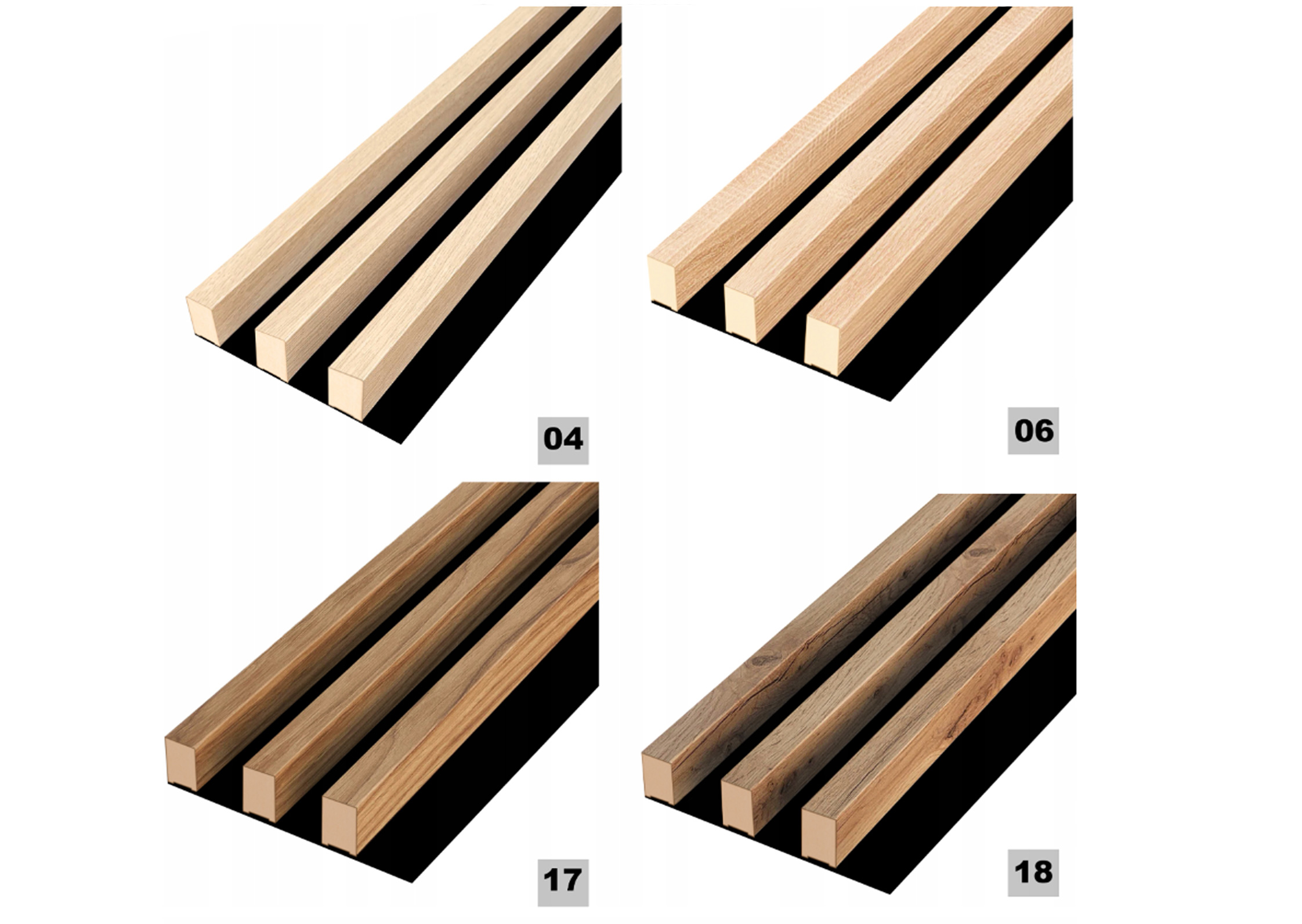 PANELE ŚCIENNE NA PŁYCIE DĄB SONOMA 12st Gama kolorystyczna odcienie brązu i beżu