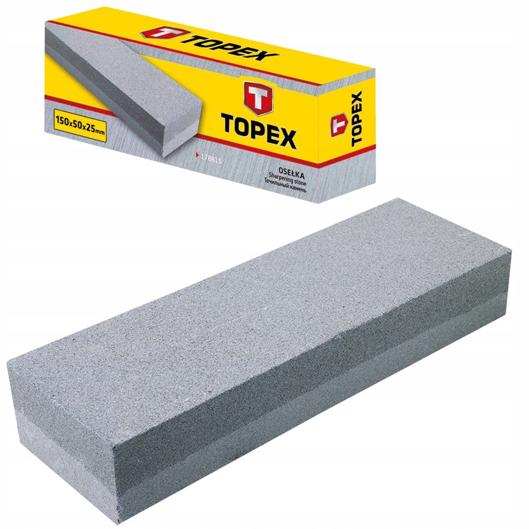 TOPEX KAMIENNA OSEŁKA OSTRZAŁKA DO NOŻY dwustronna K100 K200 150mm 17B815