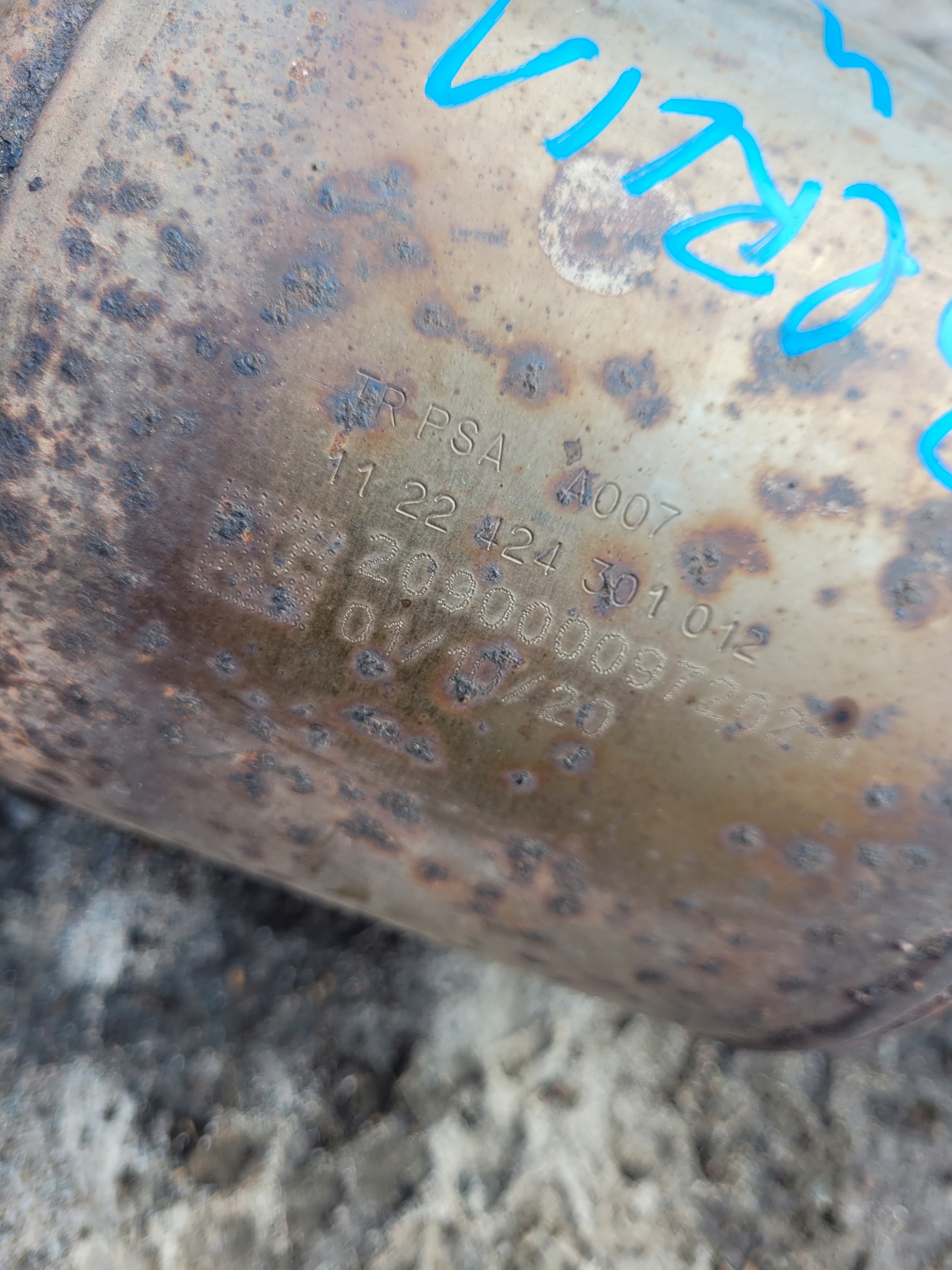 muffler, exhaust CITROEN BERLINGO IV 4 PARTNER IV 1.5 BLU