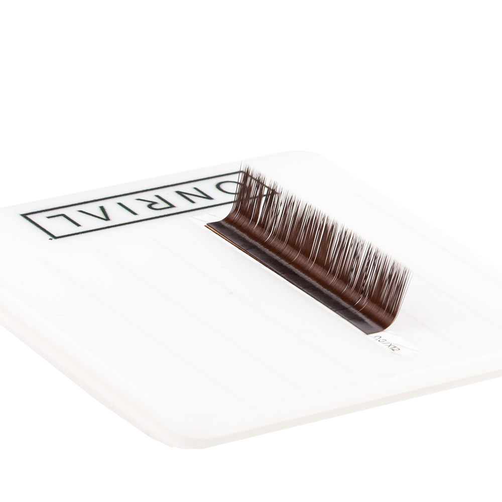 Umělé Řasy Pro Prodlužování Onrial Dark CHOCOLATE/21 Pásek/v 0,10 MIX 6-
