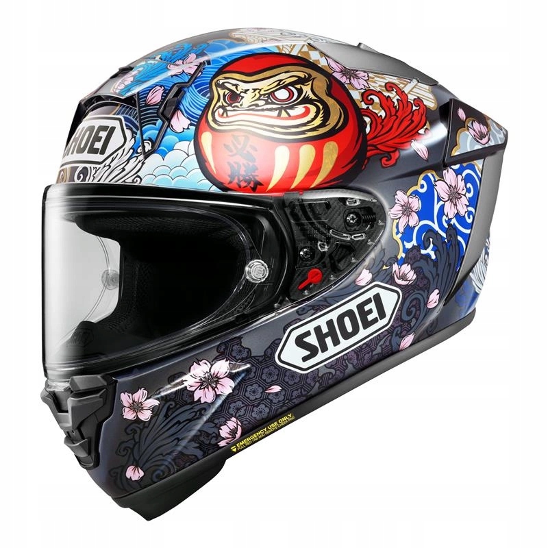 Helma Shoei X-spr Pro Marquez Motegi 5 TC-1 modrá červená Darčeky