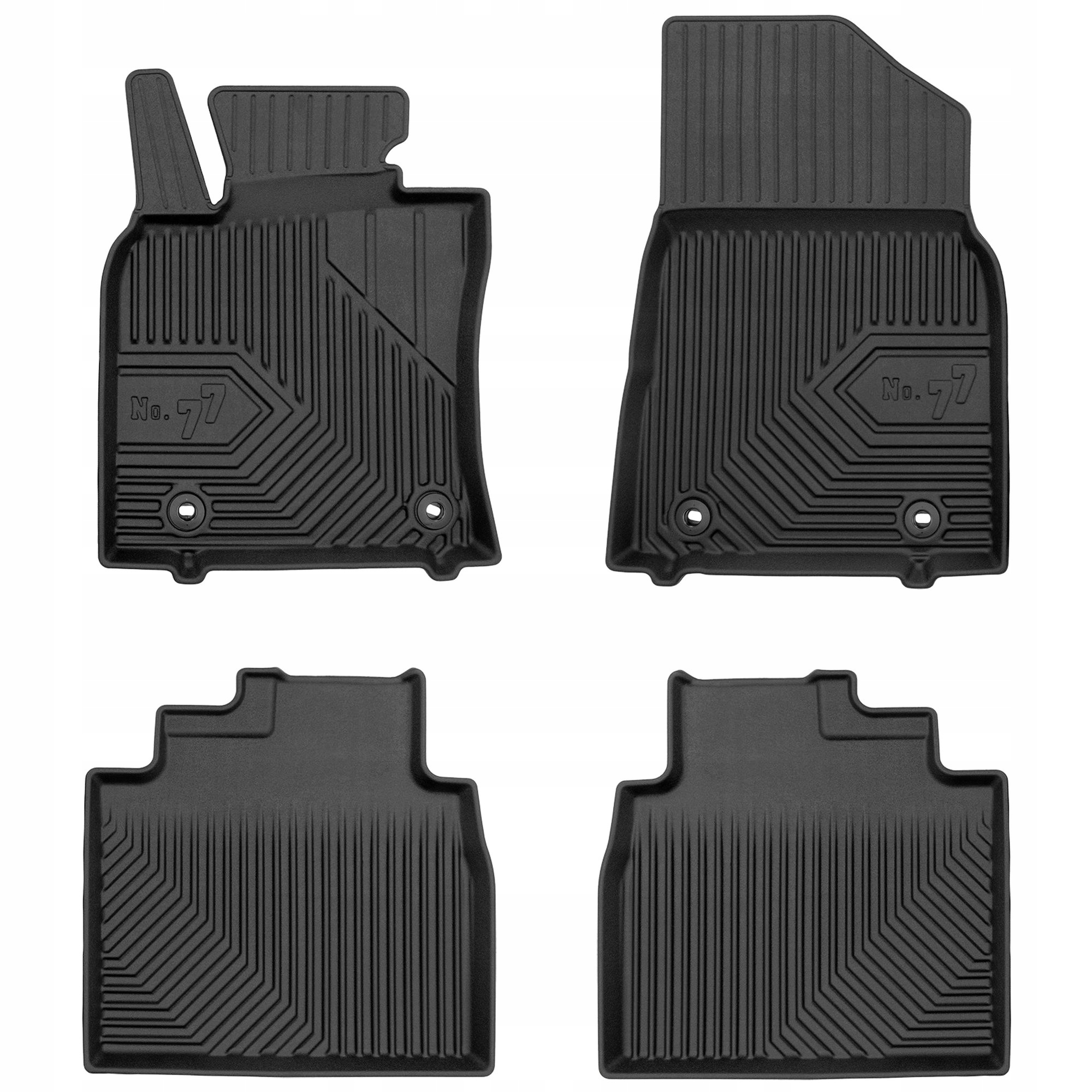 Gumové koberce č.77 Lexus Es VII od roku 2018 Sedan