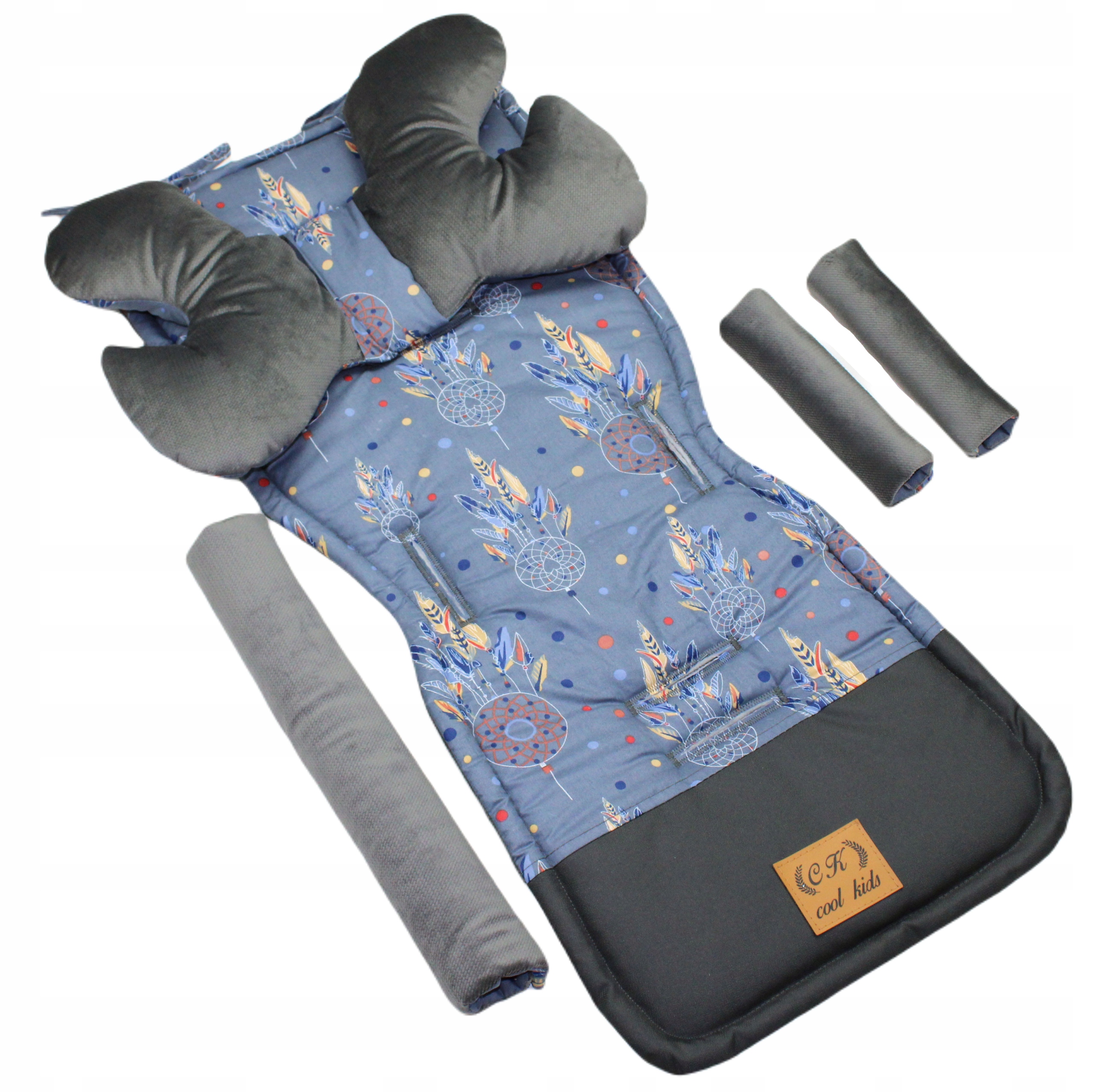 WKŁADKA DO WÓZKA SPACERÓWKI BAWEŁNA + VELVET