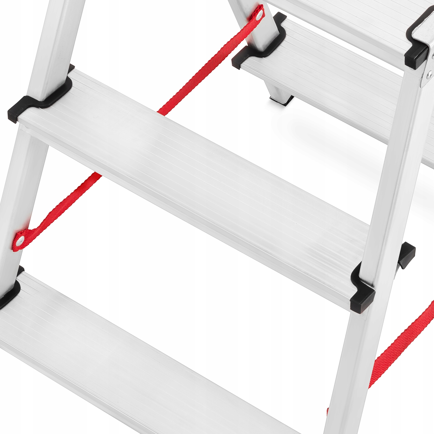 Drabina domowa aluminiowa dwustronna schodki składane HIGHER 2x6 125kg — 12