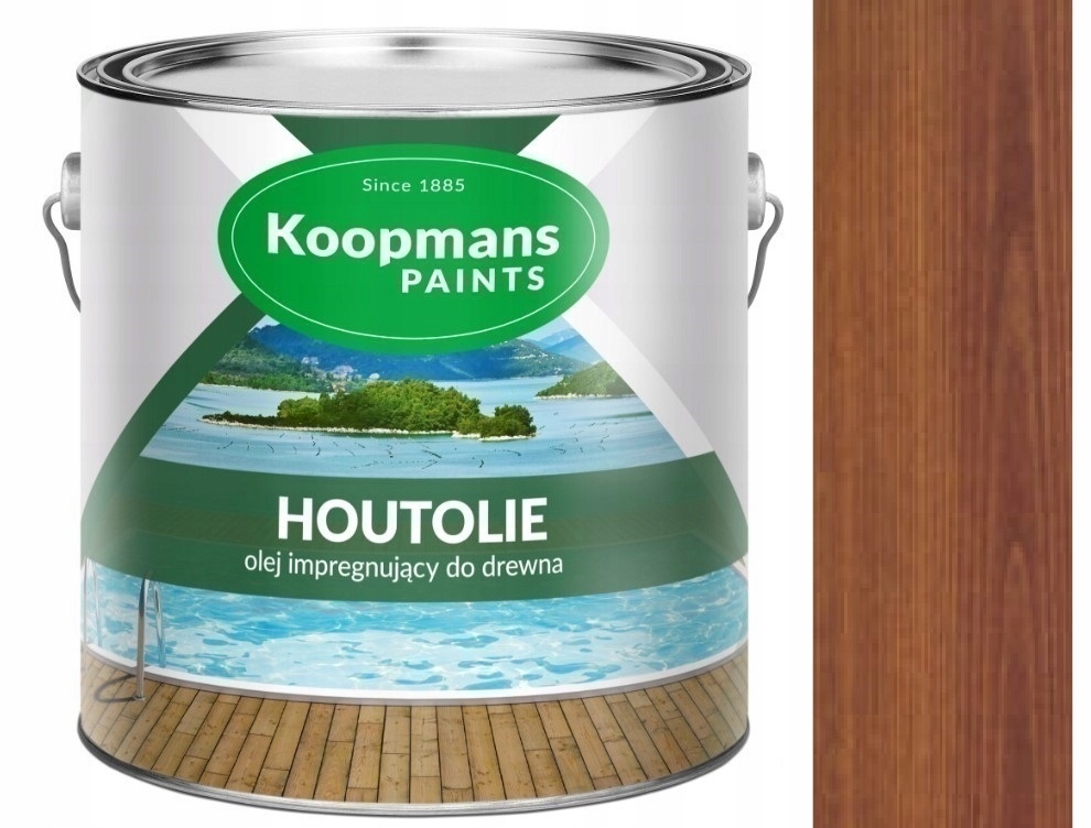 Koopmans Houtolie Uv 5L Olej Impregnujący Do Drewna 111 Teak Naturalny