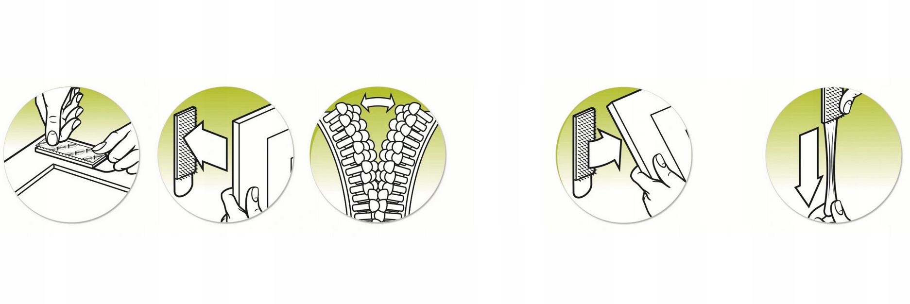 Rzepy do obrazów średnie ZESTAW 16szt 3M COMMAND Marka Command