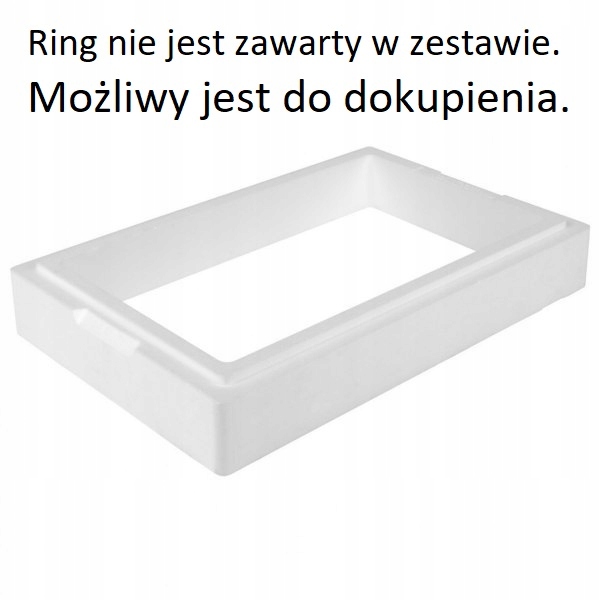 TERMOBOX PUDEŁKO STYROPIANOWE TERMOIZOLACYJNE Grubość ścianki 40 mm