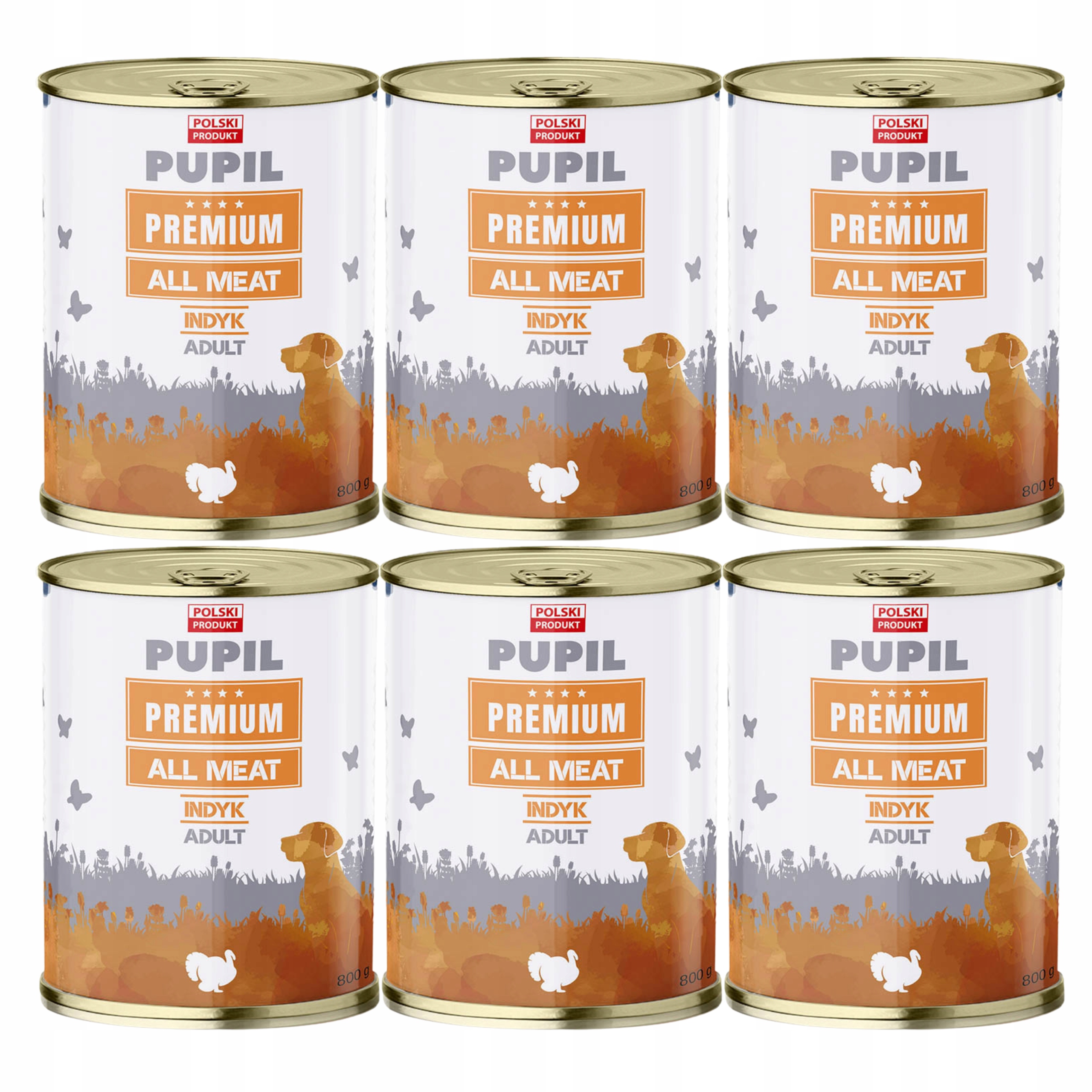 Pupil Premium All Meat Krmivo mokré pro psa Krůta 6 x 800 g