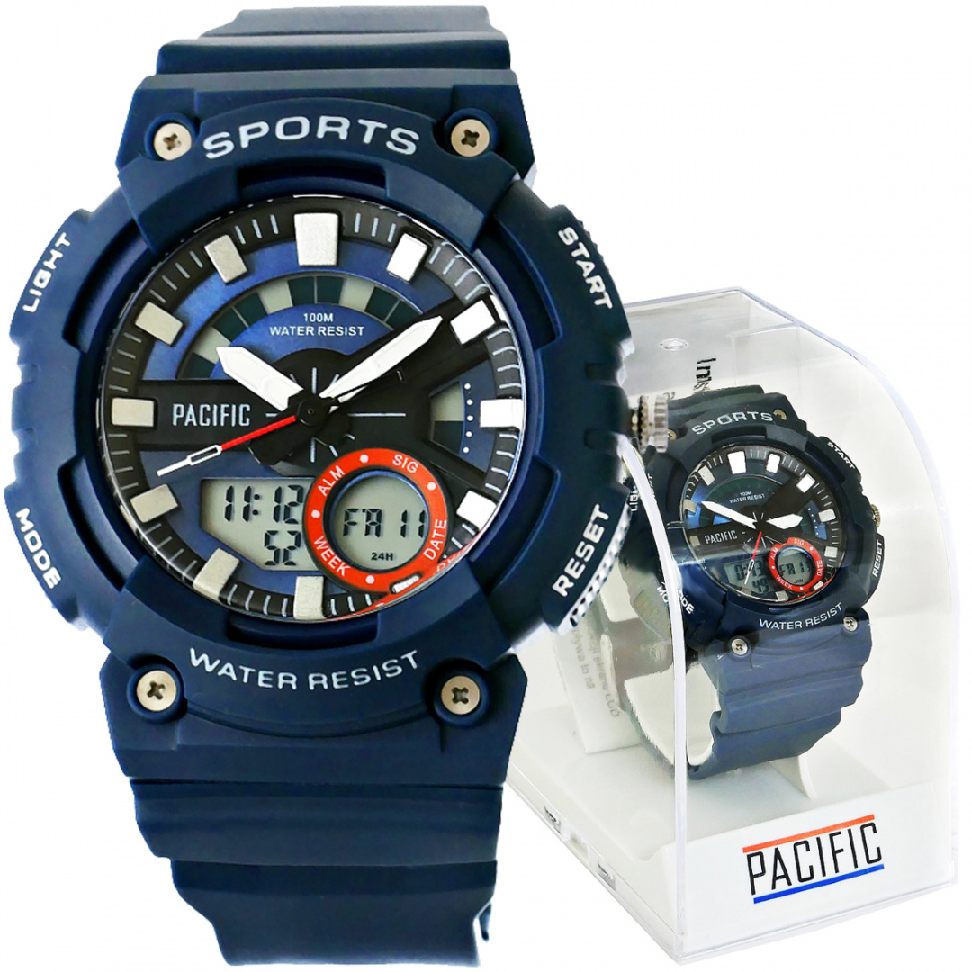 

Zegarek Męski Wodny Pacific Niebieski Koperta 47MM