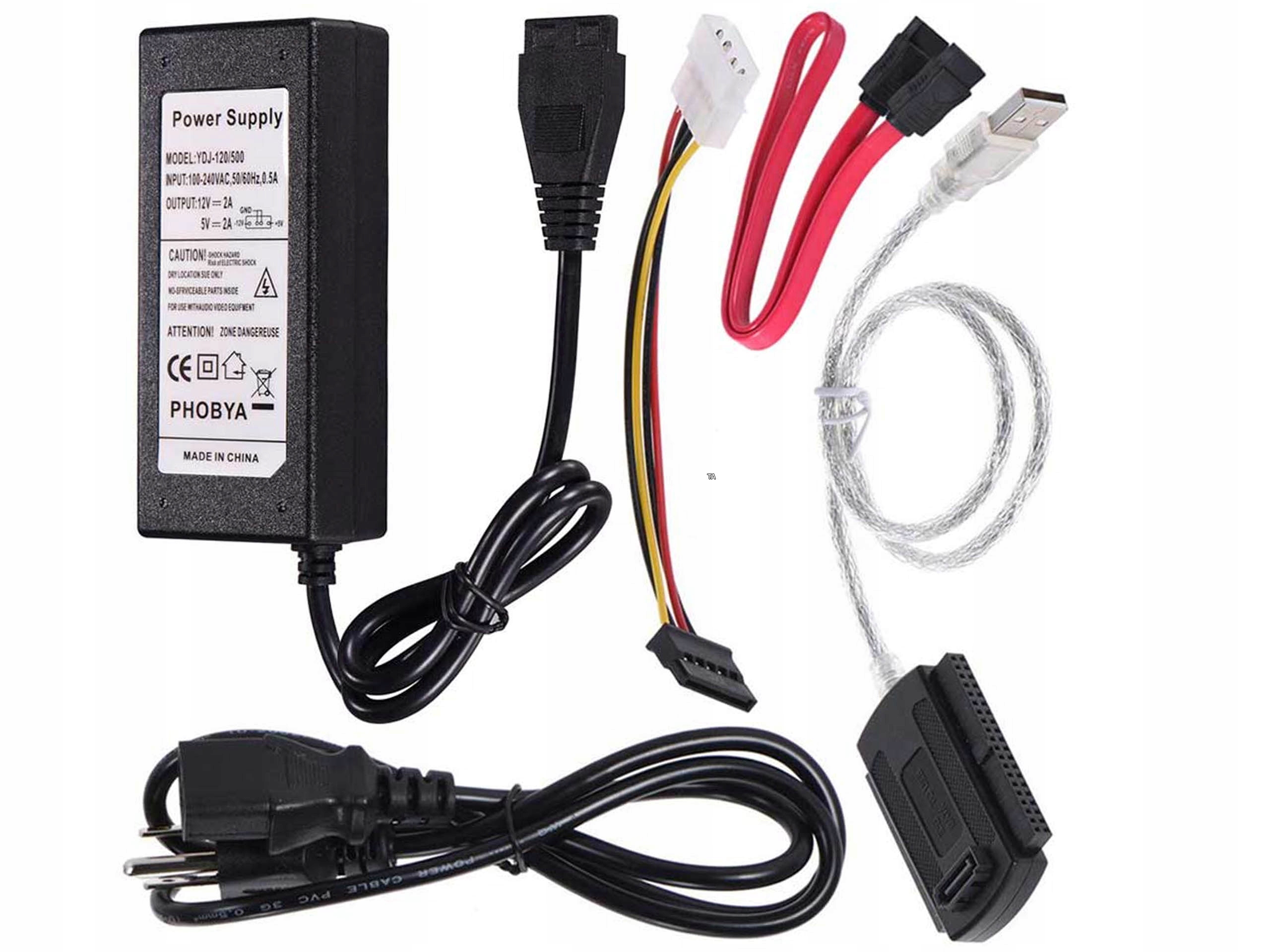 

Przejsciówka Usb Na Sata/ata Zew. Dysk Hdd 2,5 3,5