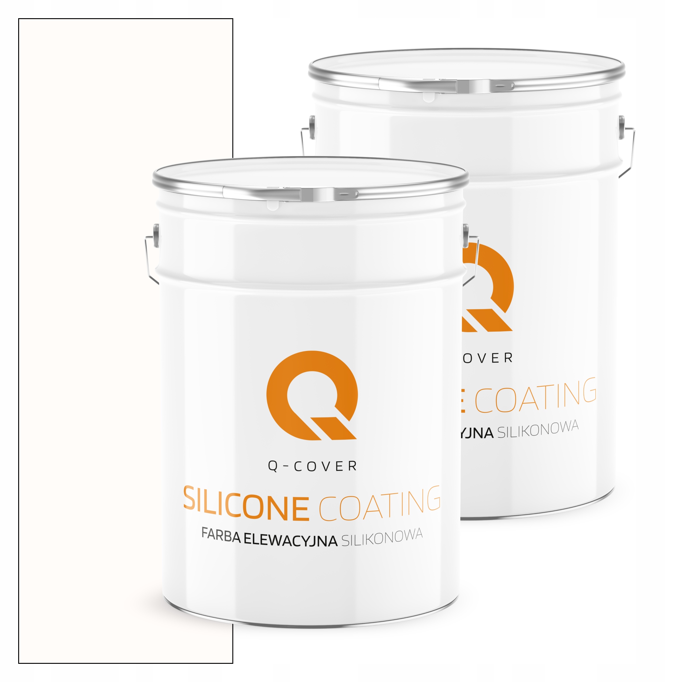 Fasádna silikónová farba 10L Fasáda Uv štruktúra Farba Biela