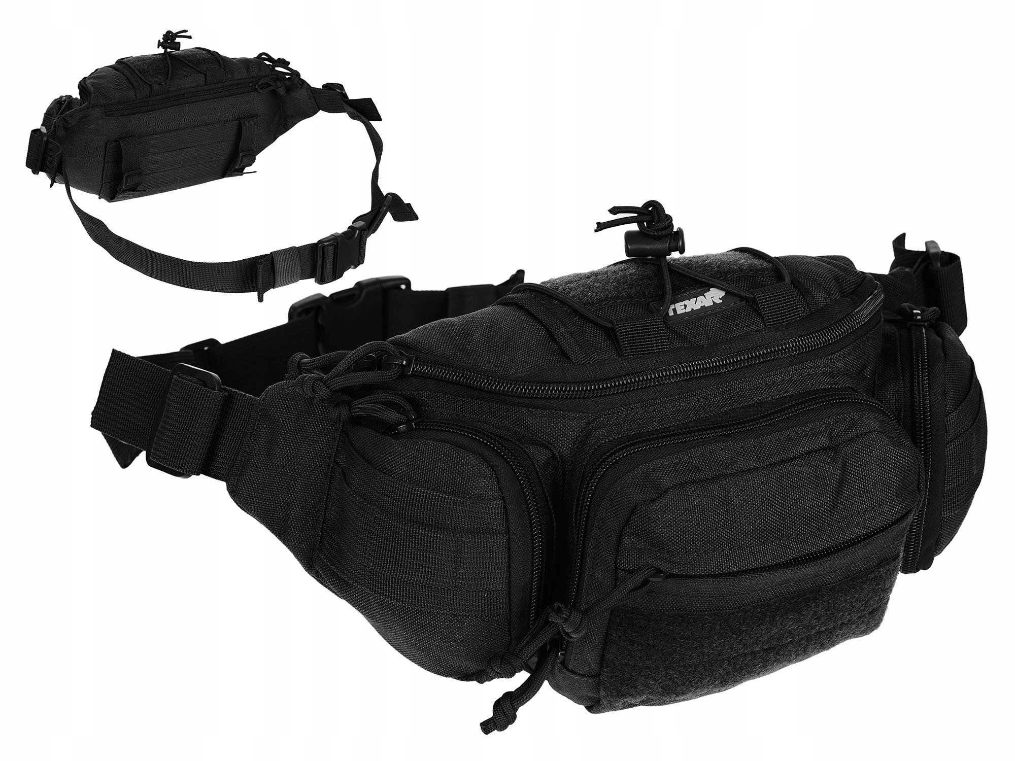 

Texar Torba Saszetka Biodrowa Nerka Hip Bag Czarna