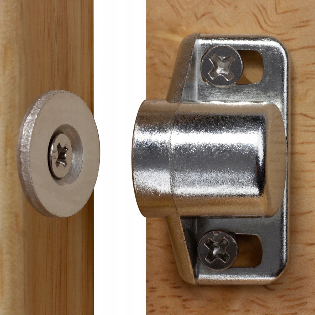 ZAMEK MAGNES NEODYMOWY DO SZAFKI ZATRZASK Długość 50 mm