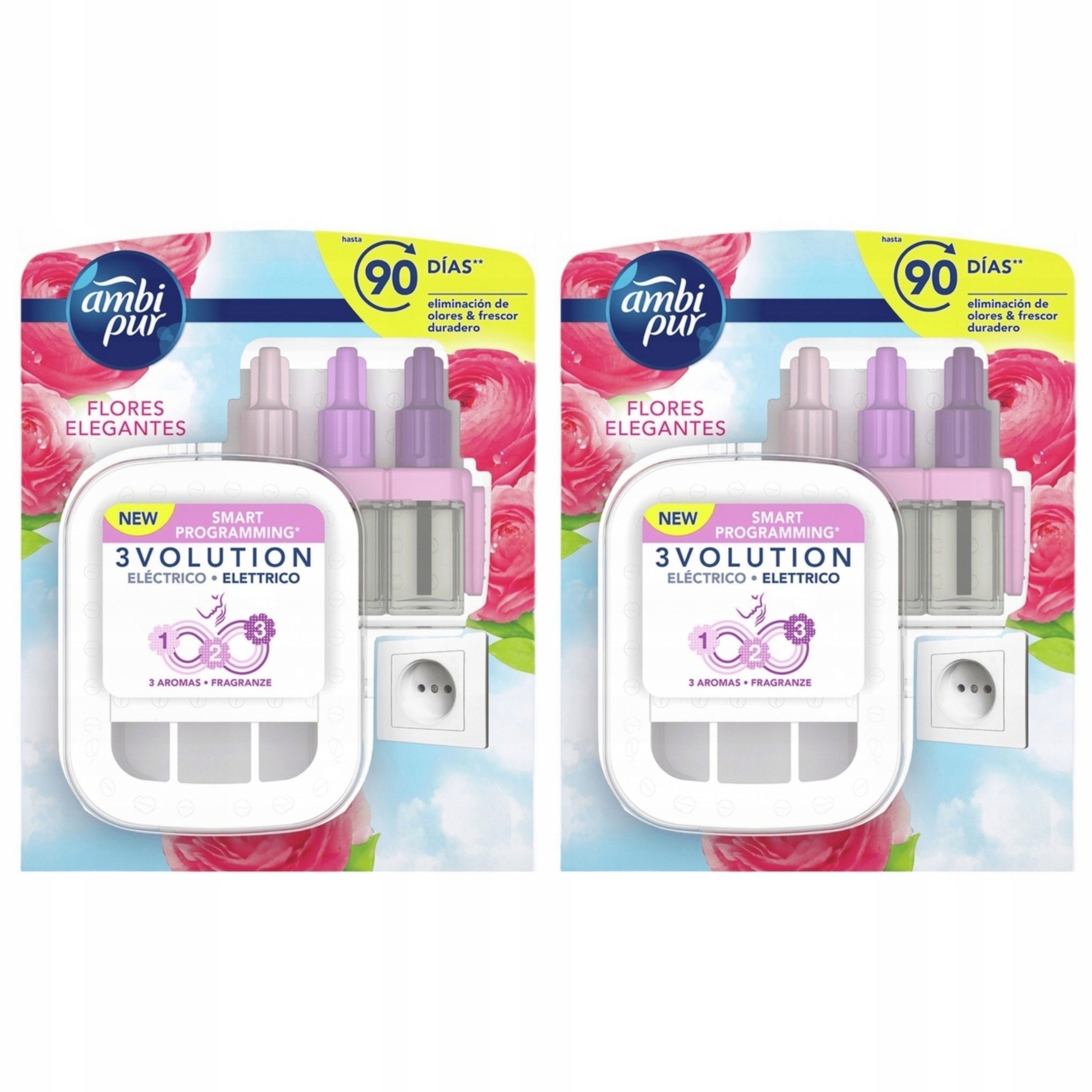 Levně Ambi Pur 3Volution Flores Elegantes osvěžovač Zařízení náplň 21 ml