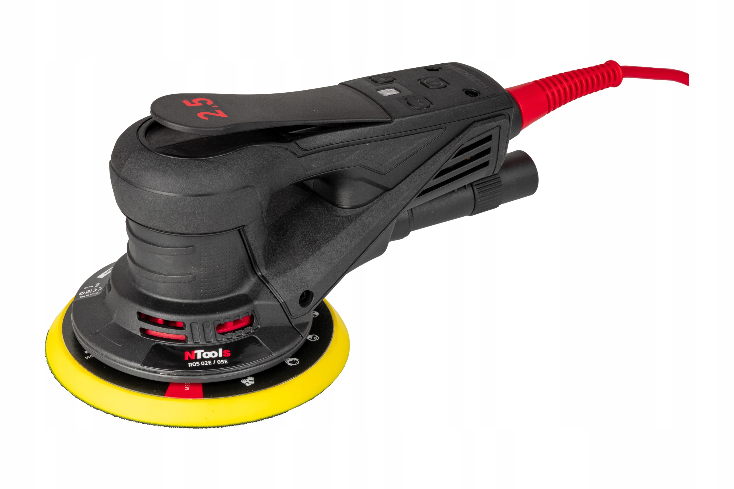 Szlifierka elektryczna wibracyjno-rotacyjna 2,5mm |NTools ROS II 02E |PROMO