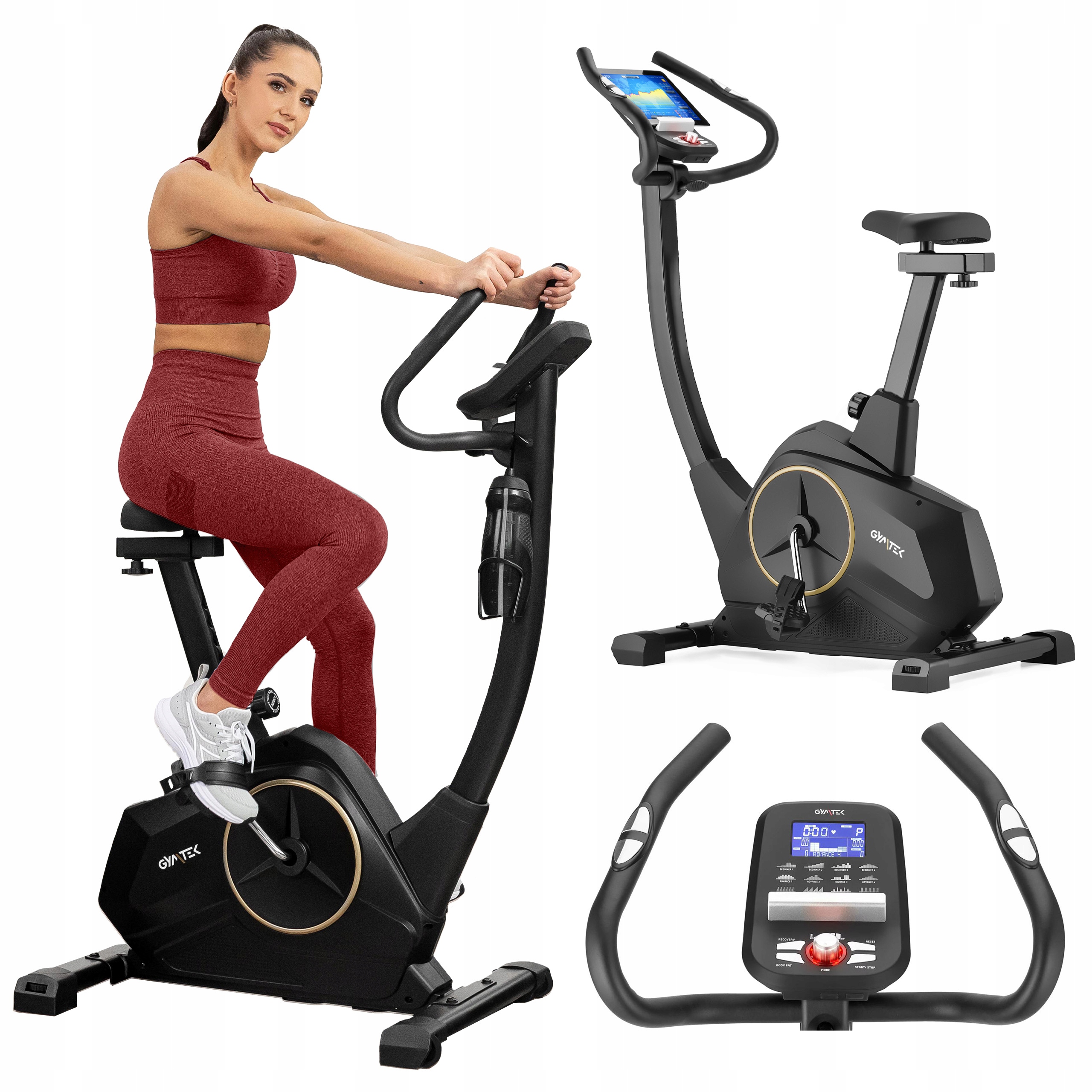 Rower Magnetyczny Stacjonarny Treningowy Do Ćwiczeń Fitness XB4000 Gymtek