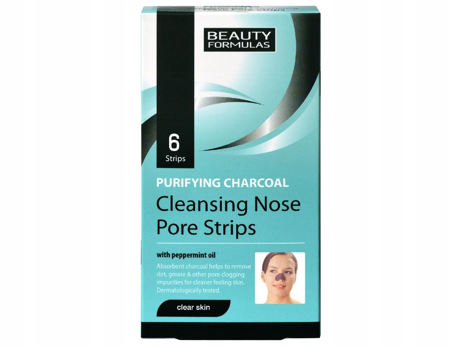 Beauty Formulas Clear Skin Purifying Charcoal Cleansing Nose Pore