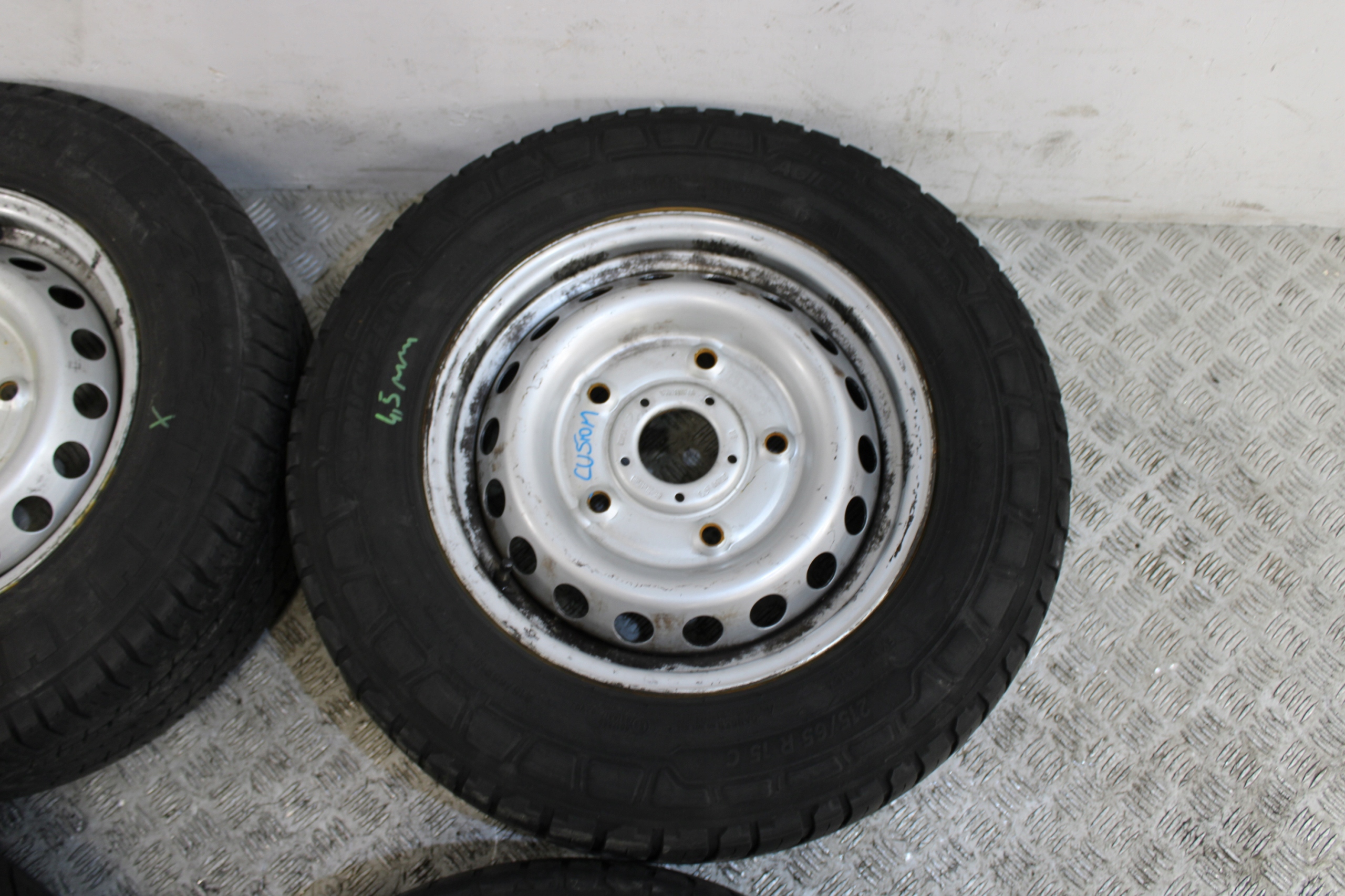 ruote CERCHI Ferro 215/65 R15C FORD TRANSIT CUSTOM