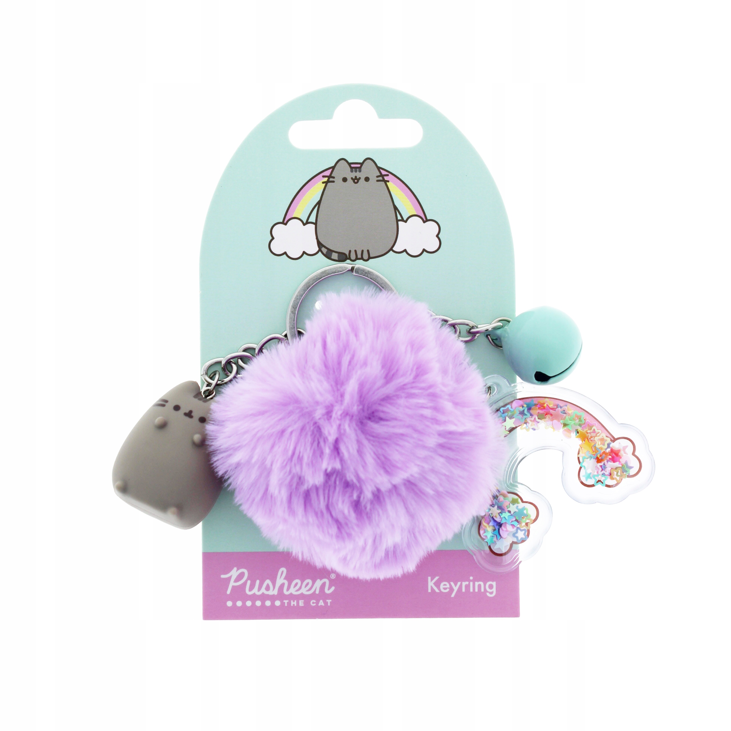 

Pusheen brelok pompon z przypinkami Słodki