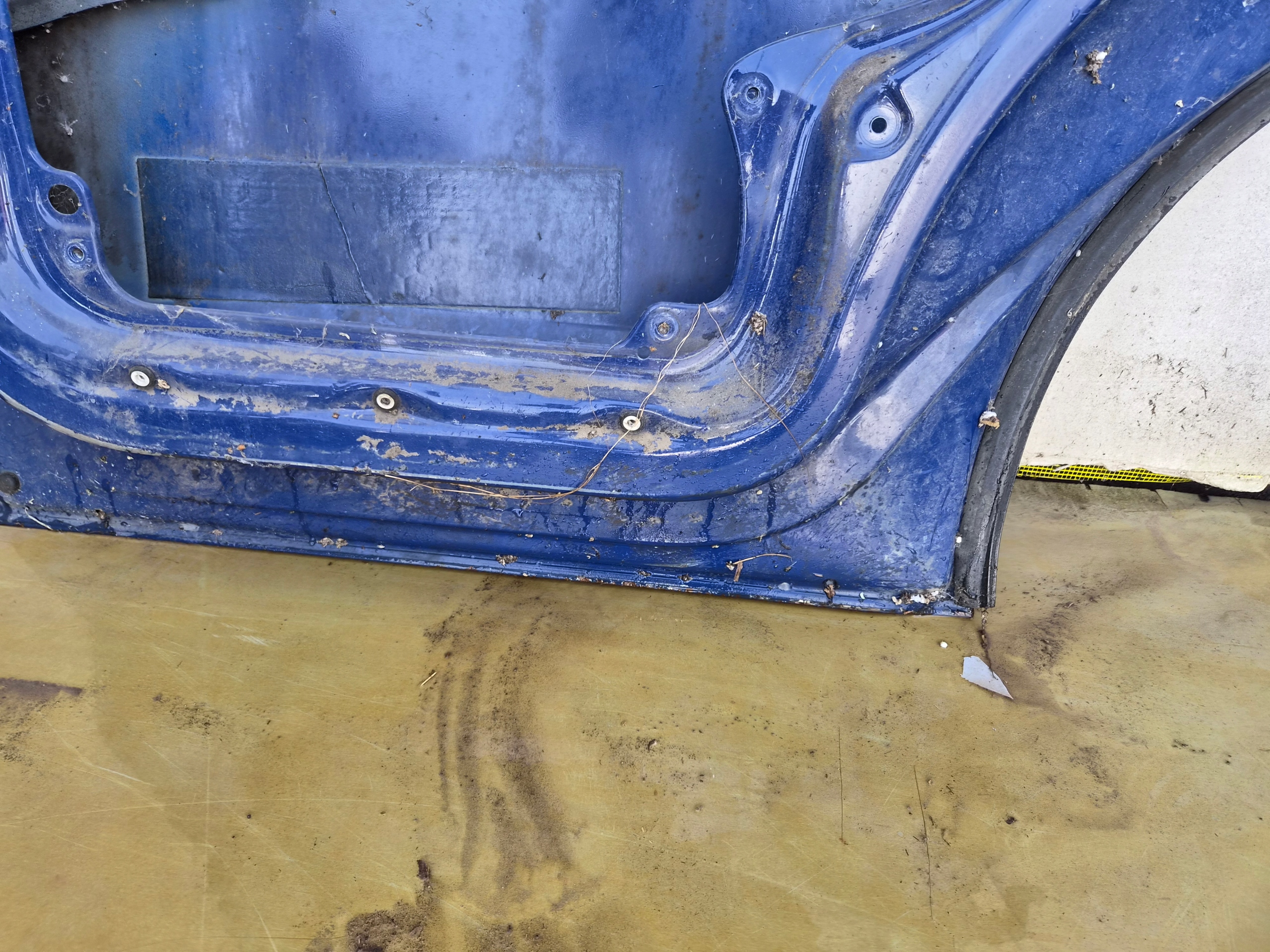 door front left VW T5 T5 LIFT front kierowca/ driver´s blue