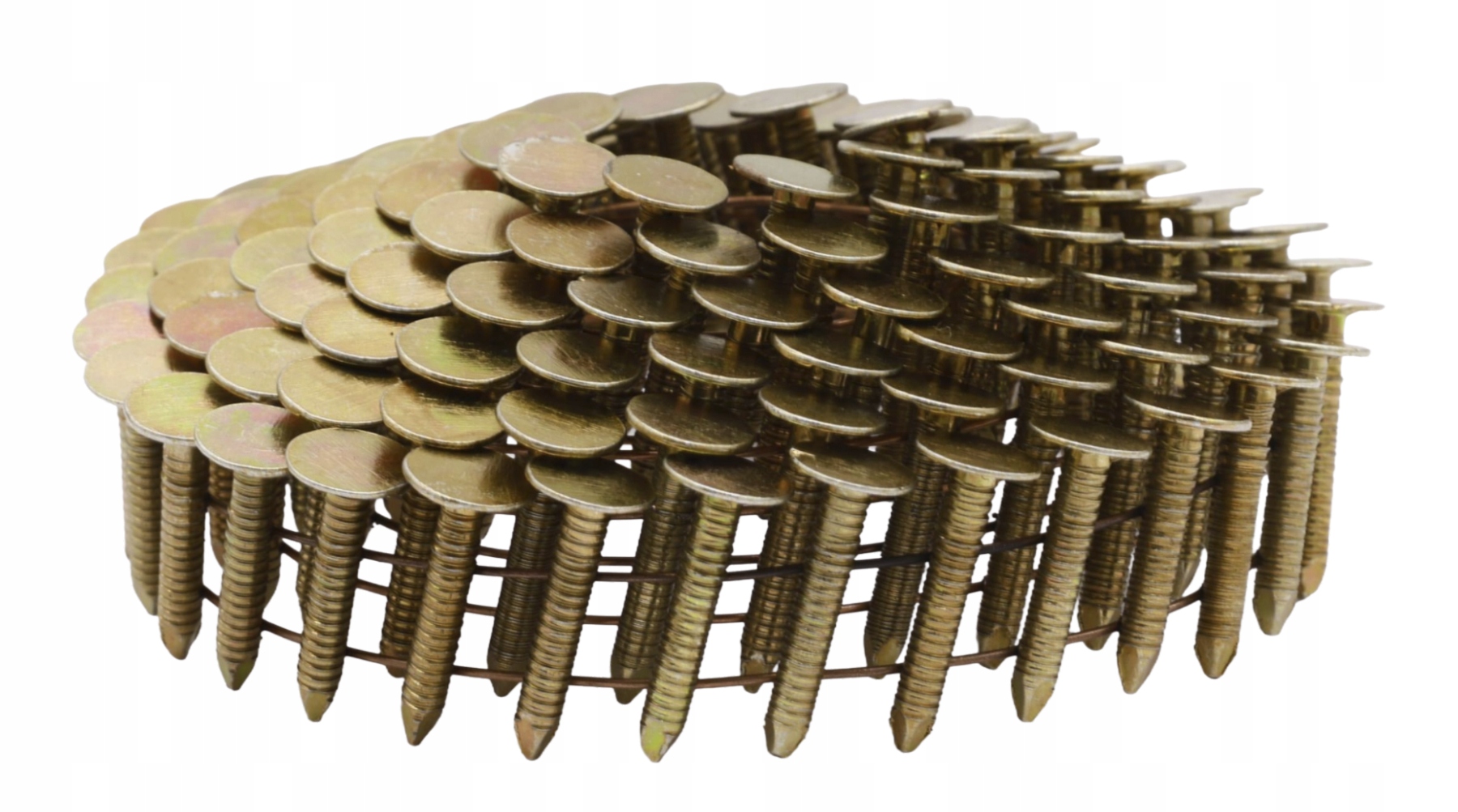 Gwoździe papowe na drucie Papiaki 3,1x25mm Pierścieniowe Ocynk 16° 7200szt.