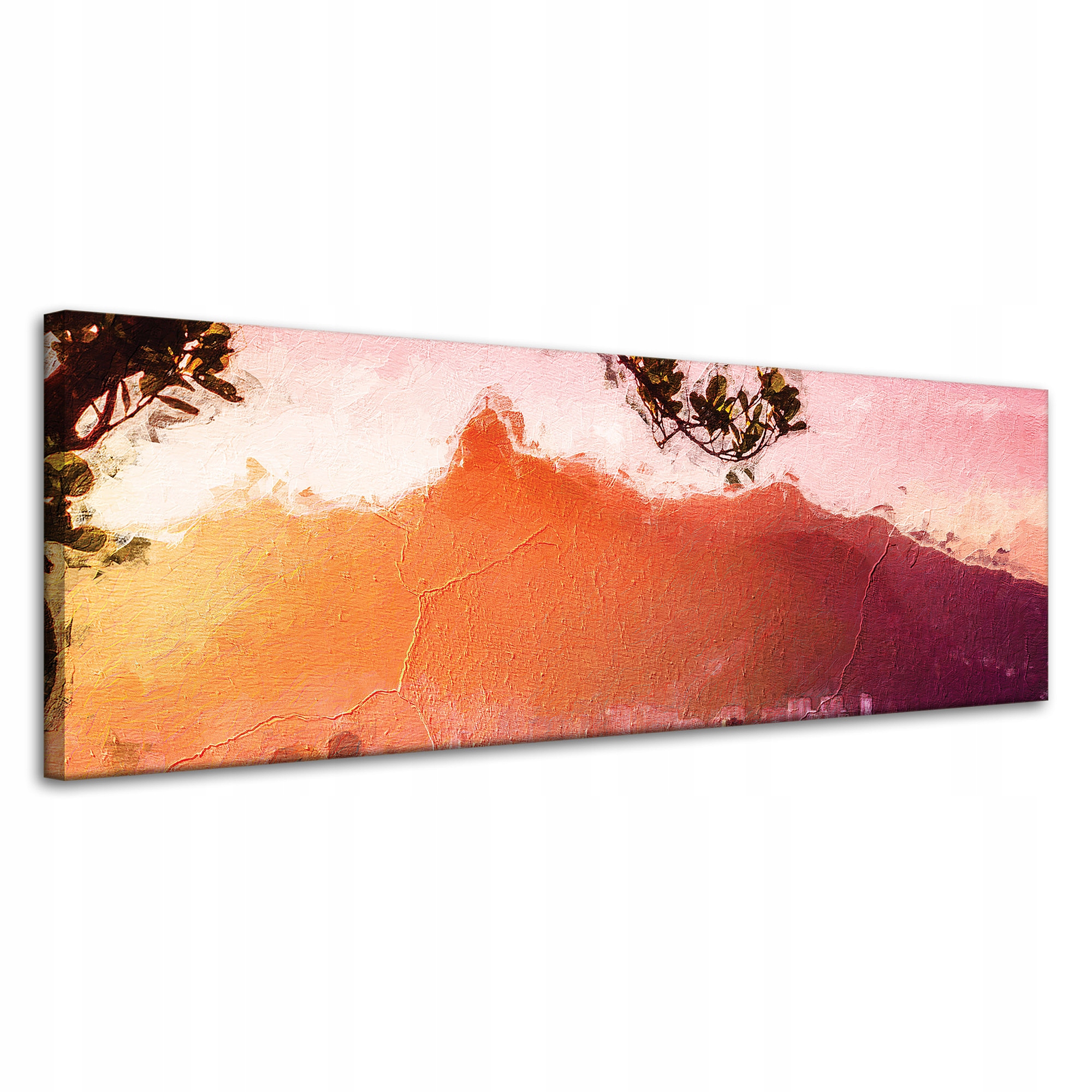 Obraz na plátně Stará fotografie Město Západ Slunce 120x40 cm