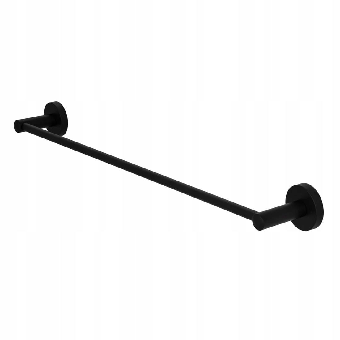 Černý relingový věšák na ručníky kulatý Roy Gamma